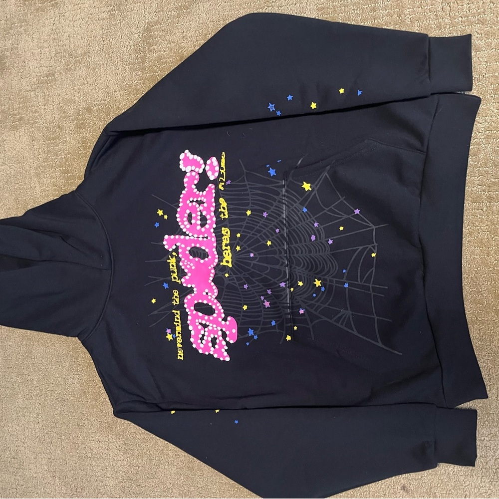 Black hoodie spider